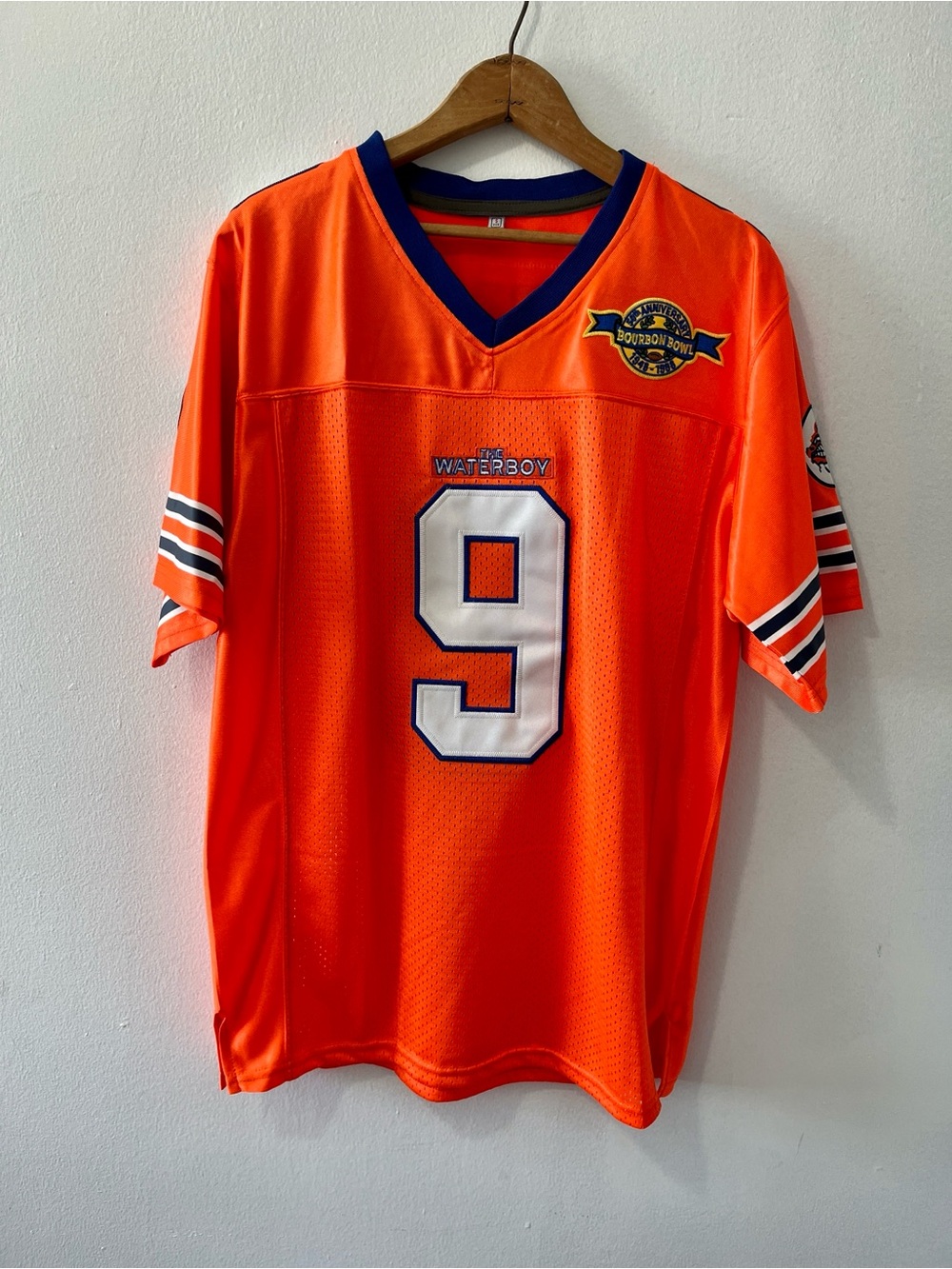 Orange 'Waterboy' #9 Football Jersey - Men's